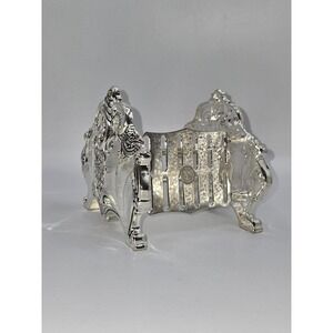 Godinger Silver Plate Ornate Baroque Knife‎ Rest Holder Victorian Style